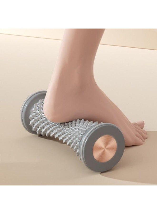 أداة تدليك وتدليك القدمين بتصميم أسطواني - رولر تدليك مخصص لتخفيف آلام التهاب اللفافة الأخمصية، وتنشيط الدورة الدموية، وتدليك الأنسجة العميقة - متعدد الألوان - Image 1